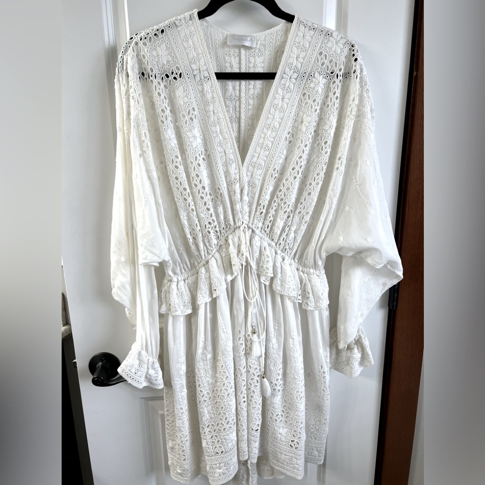 Zimmermann Cream Eyelet Dress - Picture 4 of 13